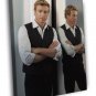 The Mentalist Simon Baker TV Series  20x16 inch FRAMED CANVAS WALL PRINT