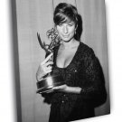 Barbra Streisand Emmy Award Young Beautiful Retro WALL  20x16 inch FRAMED CANVAS PRINT