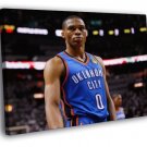 Russell Westbrook Oklahoma City Thunder Sport WALL  20x16 inch FRAMED CANVAS PRINT