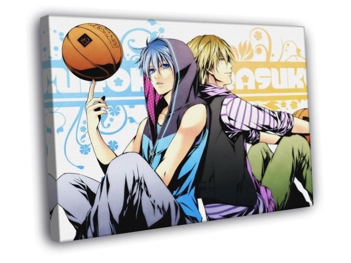 Kuroko no Basuke Kise Ryouta Basketball Anime Art  20x16 inch FRAMED CANVAS WALL PRINT