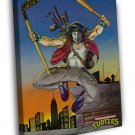 Casey Jones Teenage Mutant Ninja Turtles Cool Art TMNT WALL  20x16 inch FRAMED CANVAS PRINT