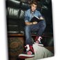 Justin Bieber Book Sneakers Sofa Handsome Singer WALL  20x16 inch FRAMED CANVAS PRINT