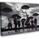 Arcade Fire Black Umbrella Indie Rock Band WALL  20x16 inch FRAMED CANVAS PRINT