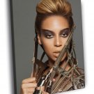 Beyonce Portrait R&B Singer Rare WALL  20x16 inch FRAMED CANVAS PRINT