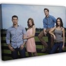 Dallas Characters Cast TV Series Awesome WALL  20x16 inch FRAMED CANVAS PRINT