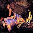 201808 Fire Decor FRAMED CANVAS PRINT 20x16 inch inch