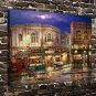 201032 Skeleton Guitar Decor FRAMED CANVAS PRINT 20x16 inch inch