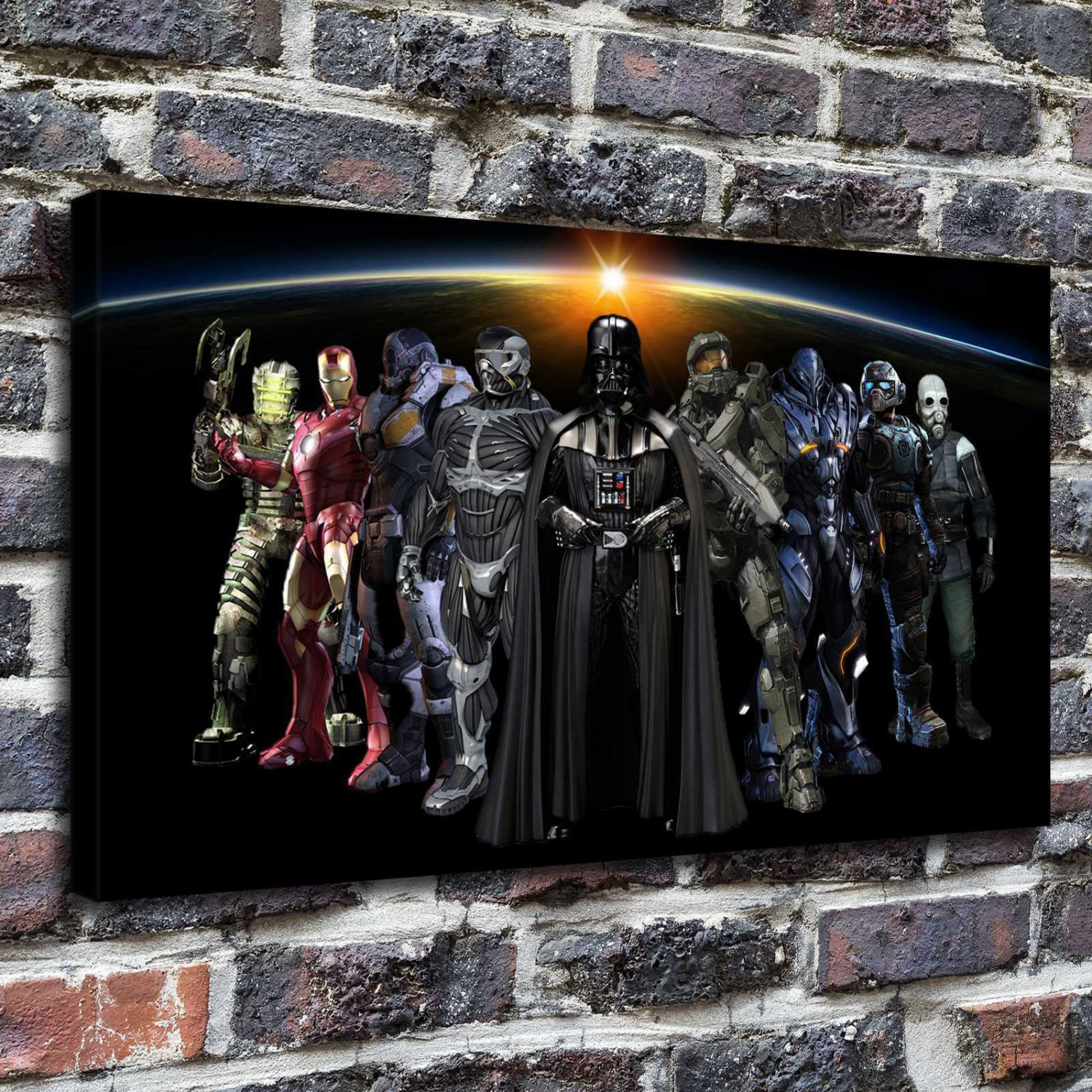 Dead Space Decor  20x16 inch FRAMED CANVAS PRINT