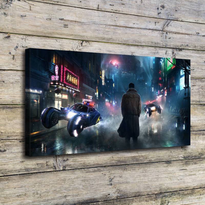 Blade Runner Decor  20x16 inch FRAMED CANVAS PRINT