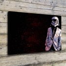 Storm Trooper Decor  20x16 inch FRAMED CANVAS PRINT