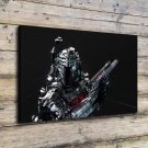 Star Wars Boba Fett Decor  20x16 inch FRAMED CANVAS PRINT