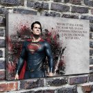 Super hero Decor  20x16 inch FRAMED CANVAS PRINT