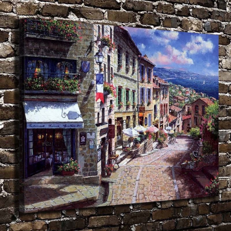 Sung Park Decor  20x16 inch FRAMED CANVAS PRINT