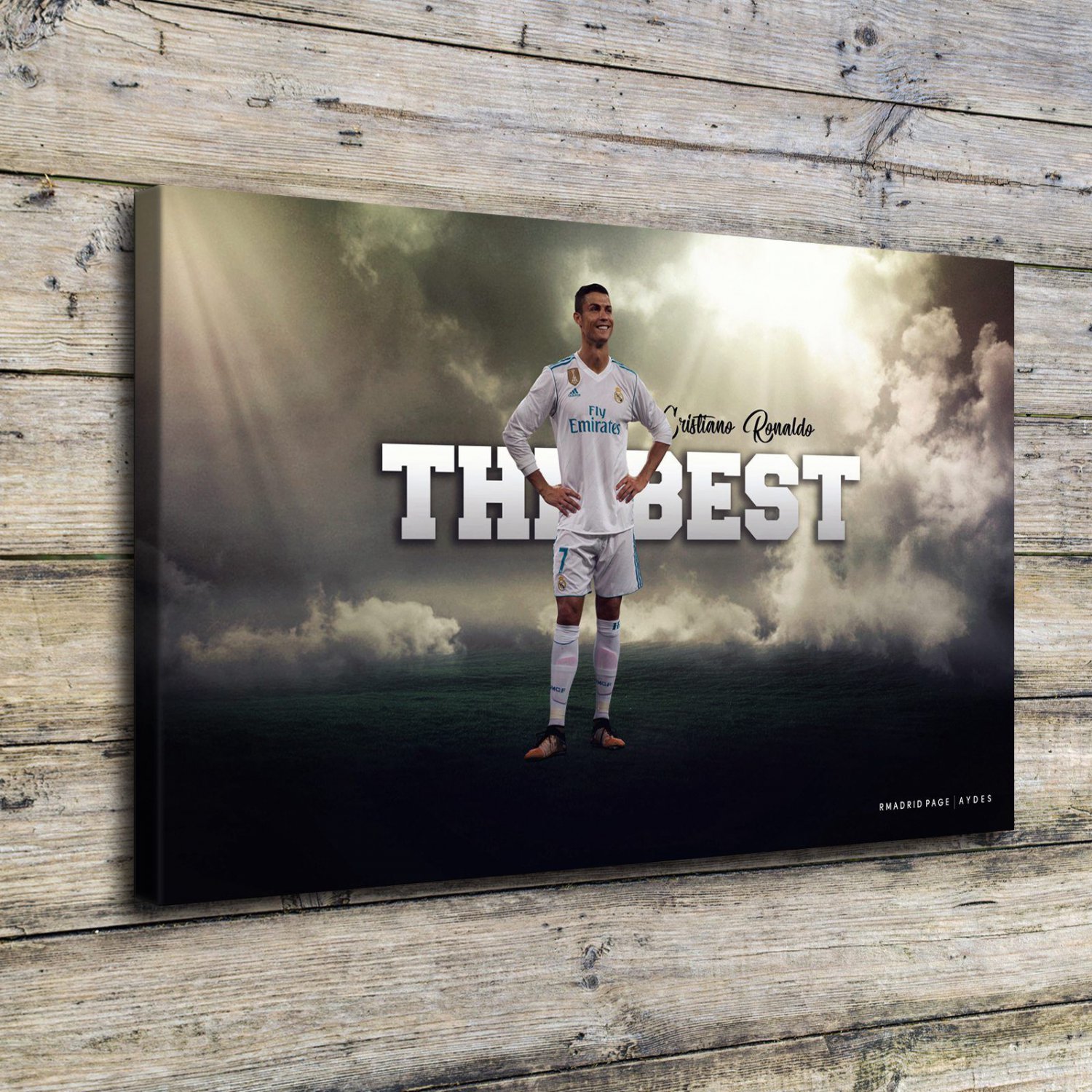 The first messi Decor  20x16 inch FRAMED CANVAS PRINT