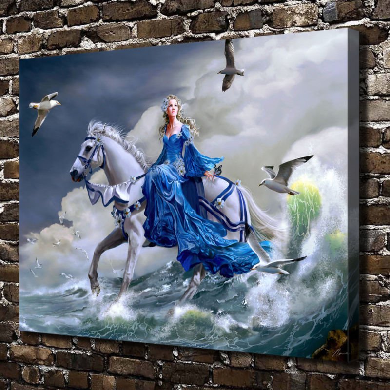 Nene Thomas Euphoria Paintings Decor  20x16 inch FRAMED CANVAS PRINT
