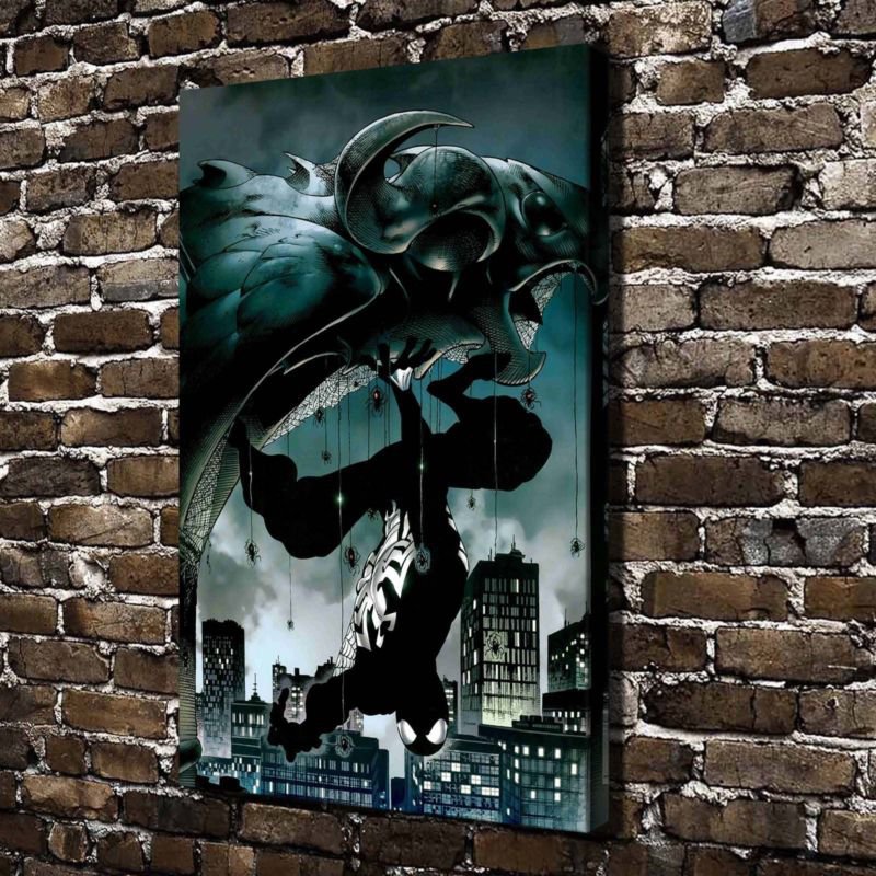 Spider man comics Painting Decor  20x16 inch FRAMED CANVAS PRINT