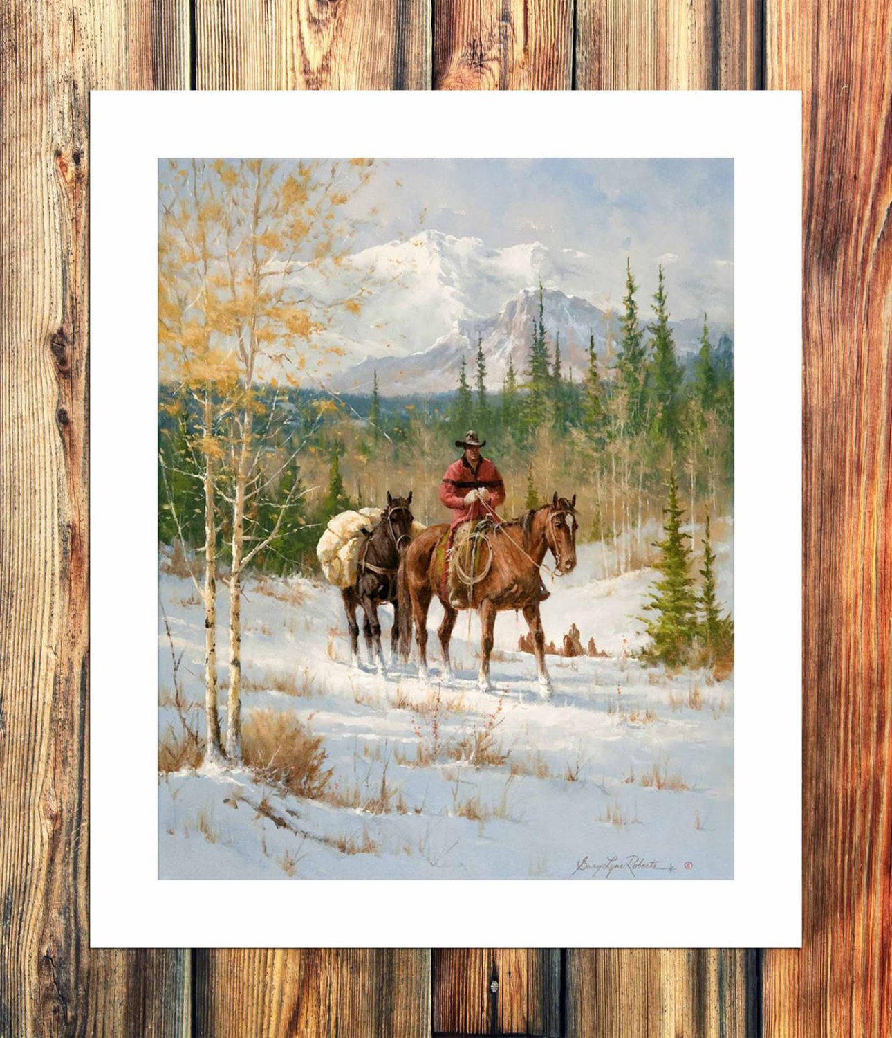 Gary Lynn Roberts Decor  20x16 inch FRAMED CANVAS PRINT