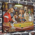 Billiard activities Painting Decor  20x16 inch FRAMED CANVAS PRINT