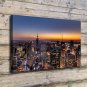 New York Skyline Decor  20x16 inch FRAMED CANVAS PRINT