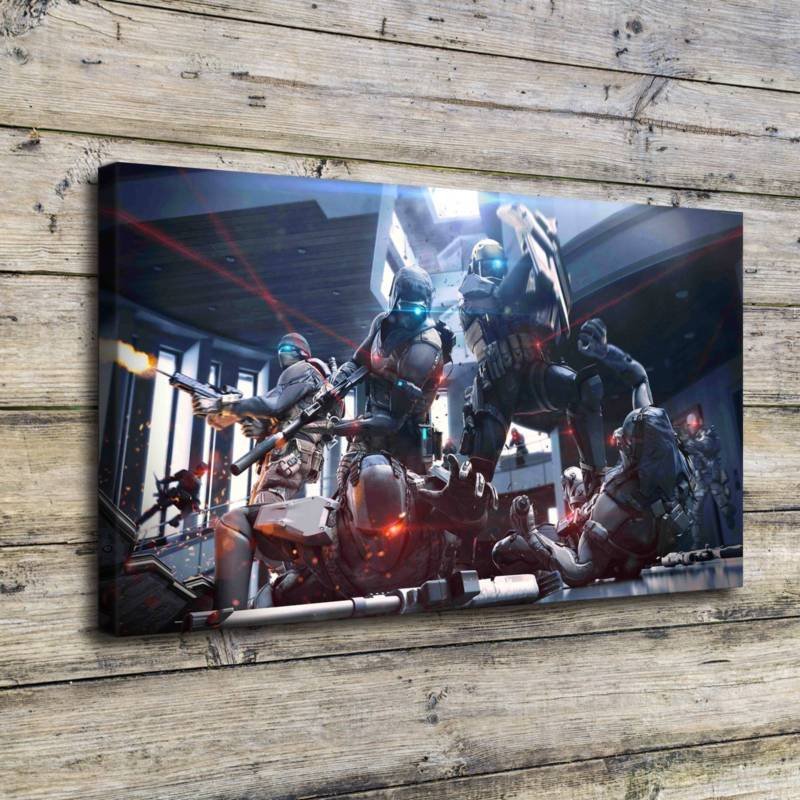Ghost Recon Phantoms Decor  20x16 inch FRAMED CANVAS PRINT