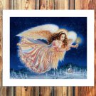 Angels are flying Decor  20x16 inch FRAMED CANVAS PRINT