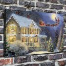 Night Before Christmas Paintings Decor  20x16 inch FRAMED CANVAS PRINT