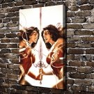 DC Wonder Woman Decor  20x16 inch FRAMED CANVAS PRINT