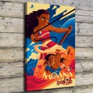 Moana Variant Dawn Painting Decor  20x16 inch FRAMED CANVAS PRINT
