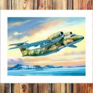 Soviet training fighter Decor  20x16 inch FRAMED CANVAS PRINT