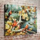 47-Animal Life Decor  20x16 inch FRAMED CANVAS PRINT