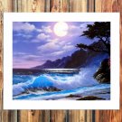 The beauty of the sea Decor  20x16 inch FRAMED CANVAS PRINT