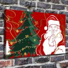 New Year Decor  20x16 inch FRAMED CANVAS PRINT