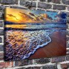 The gentle sea Decor  20x16 inch FRAMED CANVAS PRINT