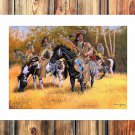 S. the lawn Decor  20x16 inch FRAMED CANVAS PRINT