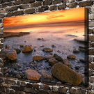 Beautiful stone Decor  20x16 inch FRAMED CANVAS PRINT