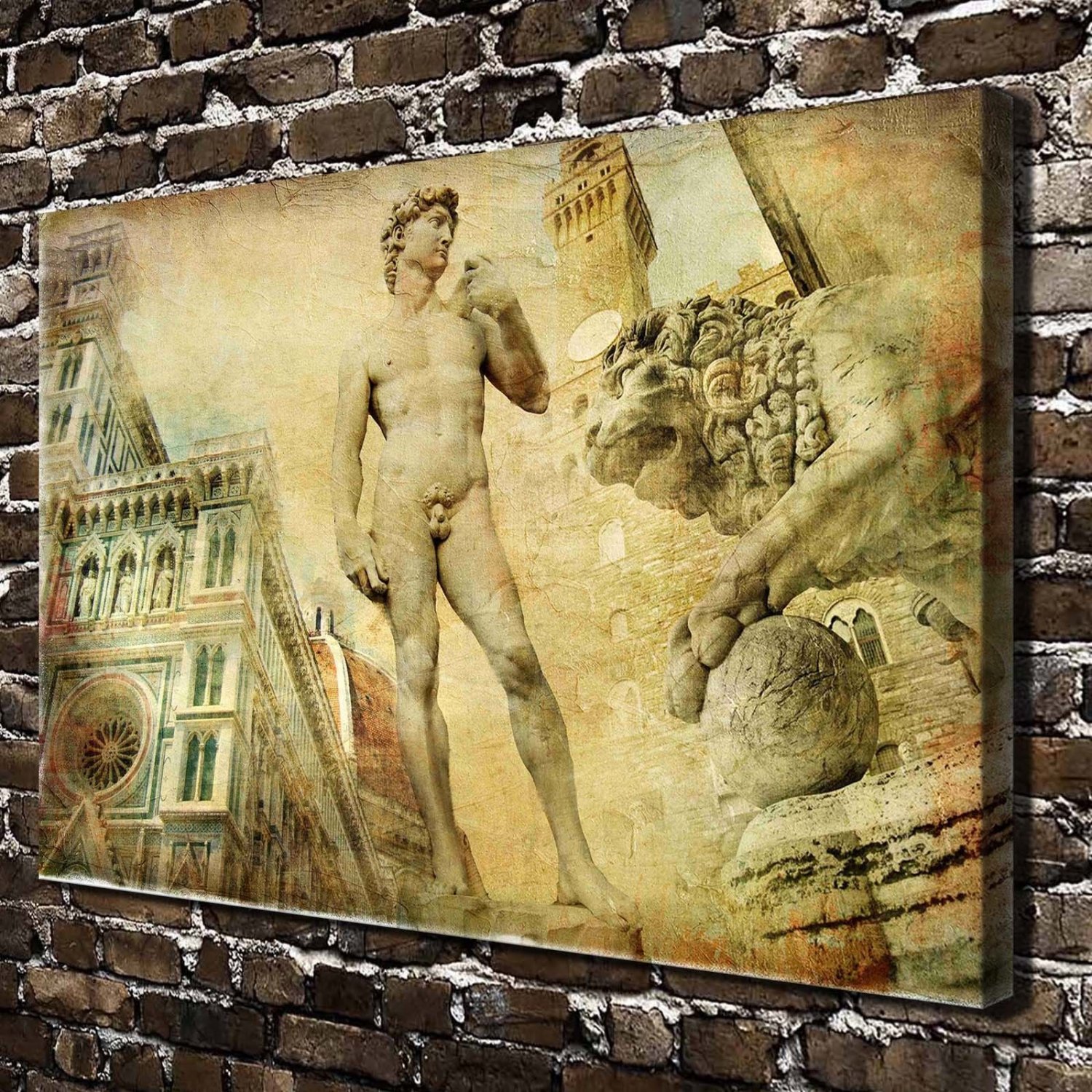 The most beautiful Decor  20x16 inch FRAMED CANVAS PRINT