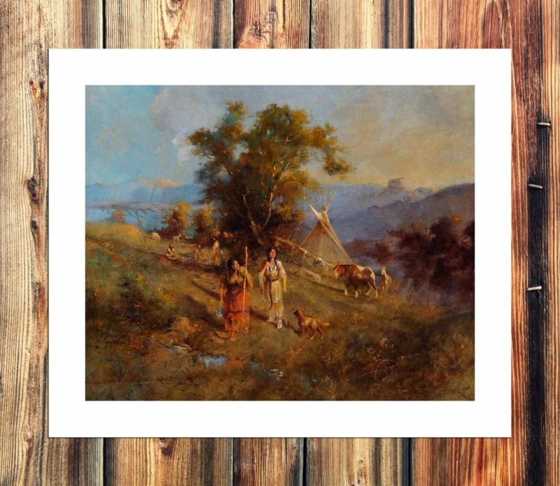 The common life Decor  20x16 inch FRAMED CANVAS PRINT