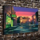 Green is full of hope Decor  20x16 inch FRAMED CANVAS PRINT