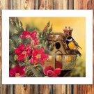 Beautiful flowers Decor  20x16 inch FRAMED CANVAS PRINT