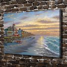 Beautiful sky Paintings Decor  20x16 inch FRAMED CANVAS PRINT