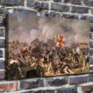 During the war Painting Decor  20x16 inch FRAMED CANVAS PRINT