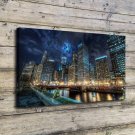 Beautiful Mixed Paintings Decor  20x16 inch FRAMED CANVAS PRINT