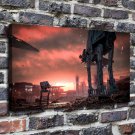 Red one day Decor  20x16 inch FRAMED CANVAS PRINT