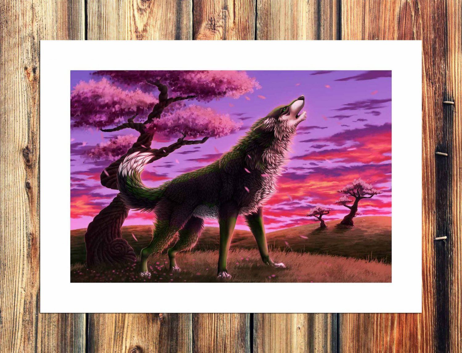 Looking up Decor  20x16 inch FRAMED CANVAS PRINT