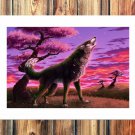 Looking up Decor  20x16 inch FRAMED CANVAS PRINT