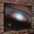 Colliding Black Holes Decor  20x16 inch FRAMED CANVAS PRINT