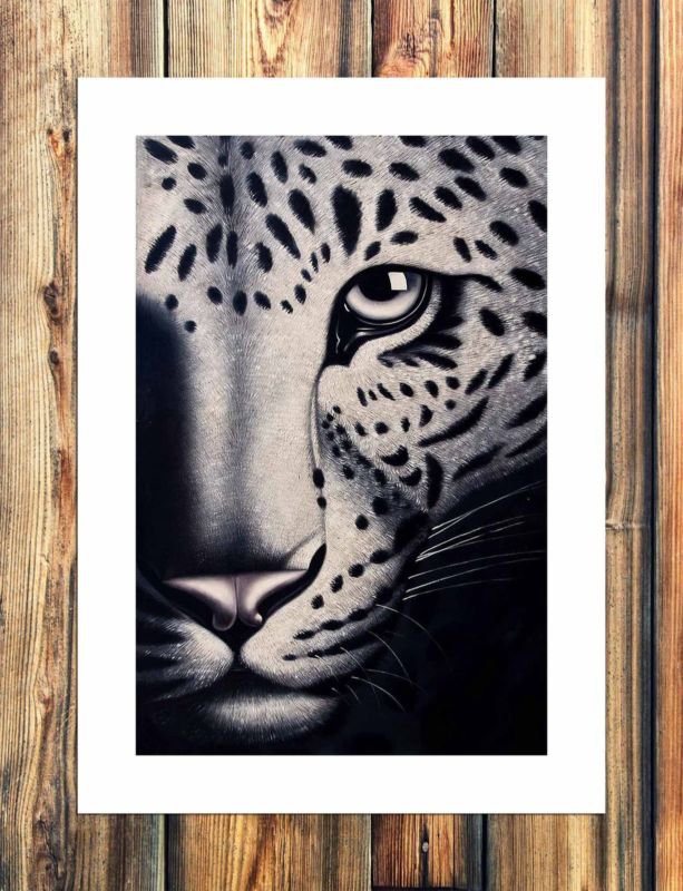 Affectionate gaze Decor  20x16 inch FRAMED CANVAS PRINT