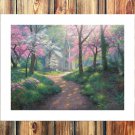 Spring Chapel Decor  20x16 inch FRAMED CANVAS PRINT