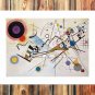 Life geometry Decor  20x16 inch FRAMED CANVAS PRINT