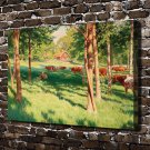 Rural life Decor  20x16 inch FRAMED CANVAS PRINT